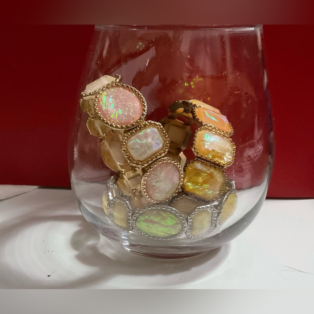 Charming Charlie Set: 3 Iridescent Color Costume … - image 5